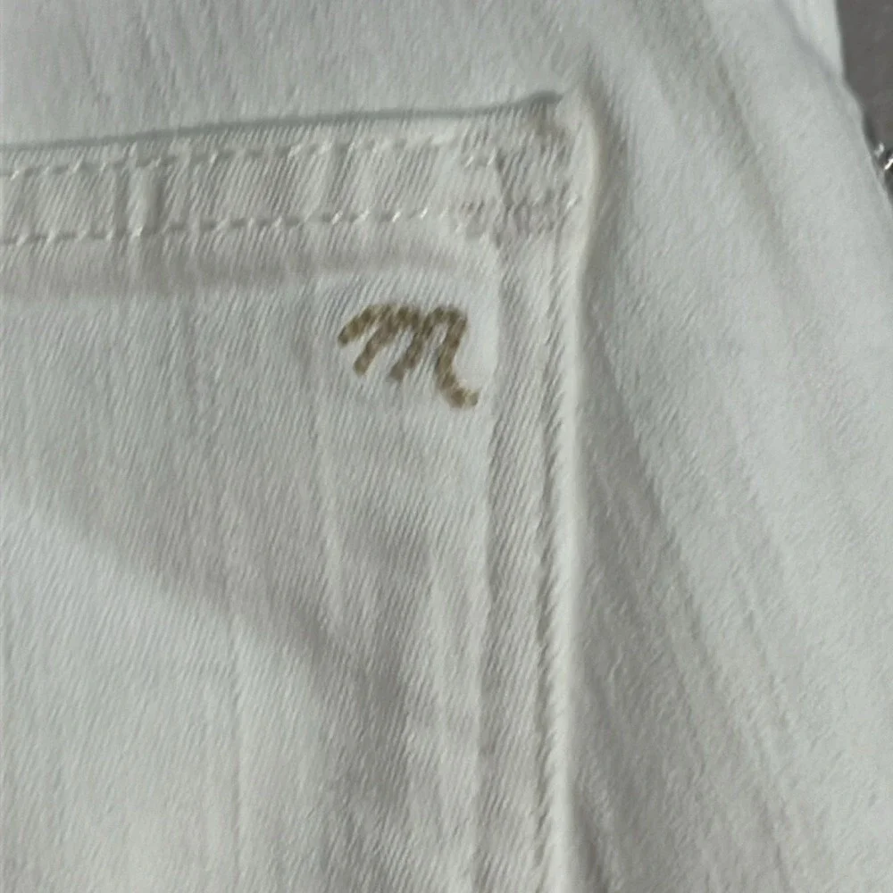 Madewell HIgh Rise Skinny Jeans Womens Size 24S White‎